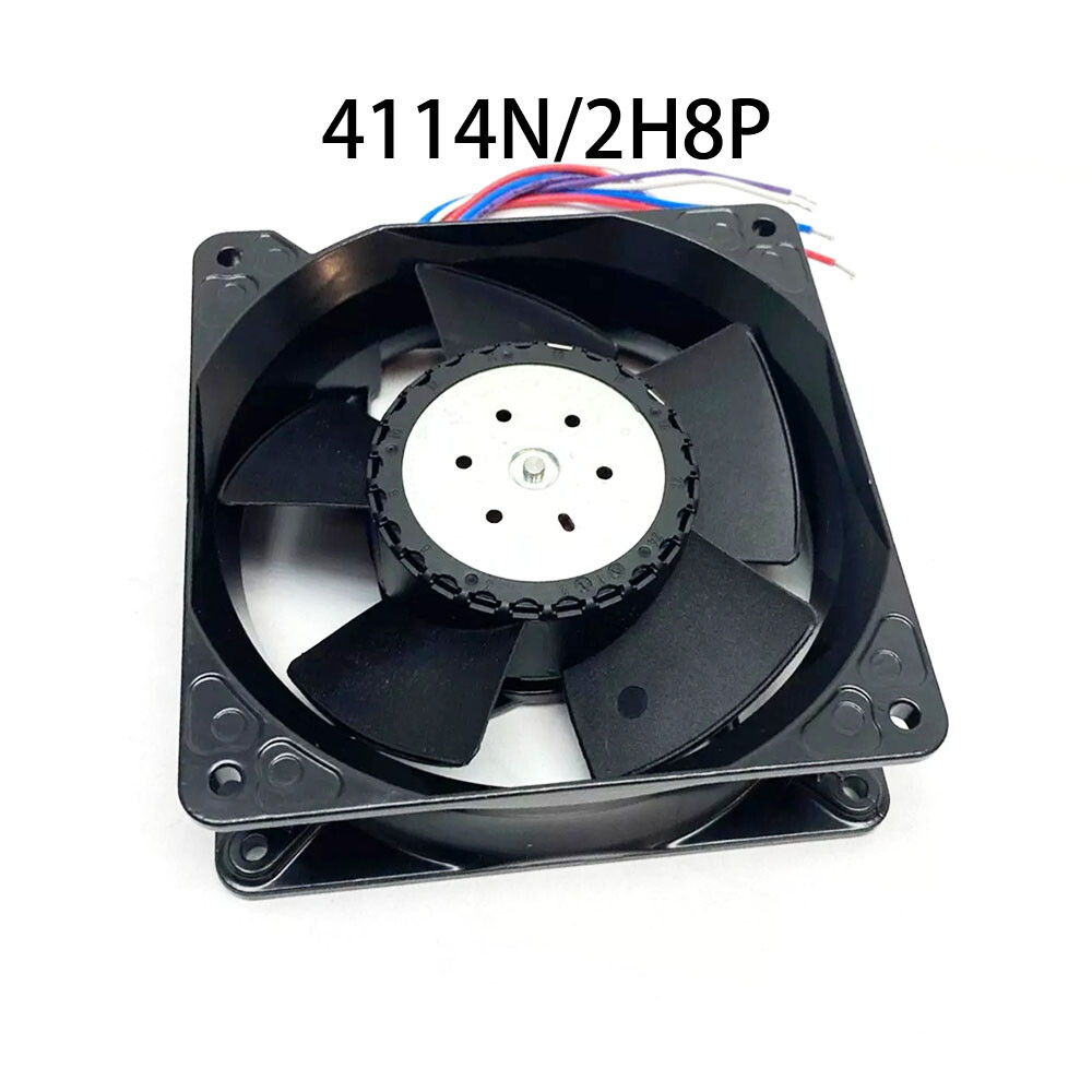 Ebmpaps Axial Fan 120*120*38MM 4114N/2H8P DC 24V 120W 4-wire Chassis radiator
