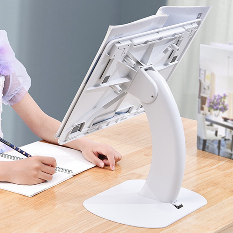 Desktop Book Stand Ergonomic Adjustable Foldable Multifunctional Book Holder