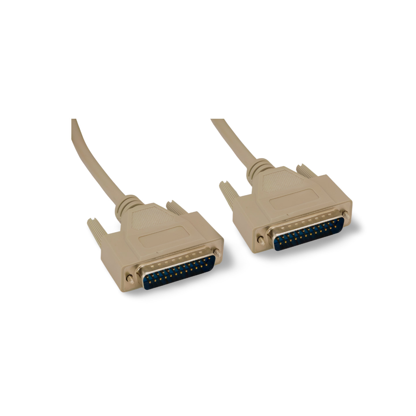6ft DB25 Male to DB25 Male Cable - Beige