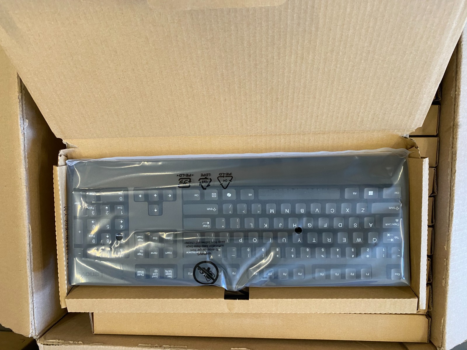 22 LOT OF BRAND NEW LENOVO TRADITIONAL USB AI KEYBOARD BLACK 5D50U84616 2024/25