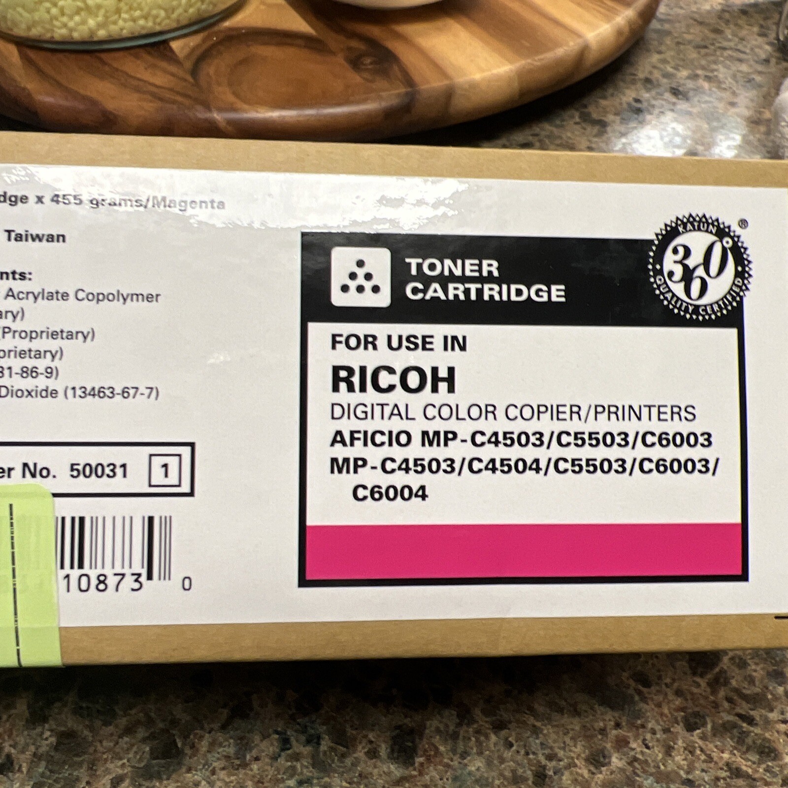 Katun Performance Ricoh Aficio  MAGENTA MP-C4503 C5503 C6003 Toner Cartridge