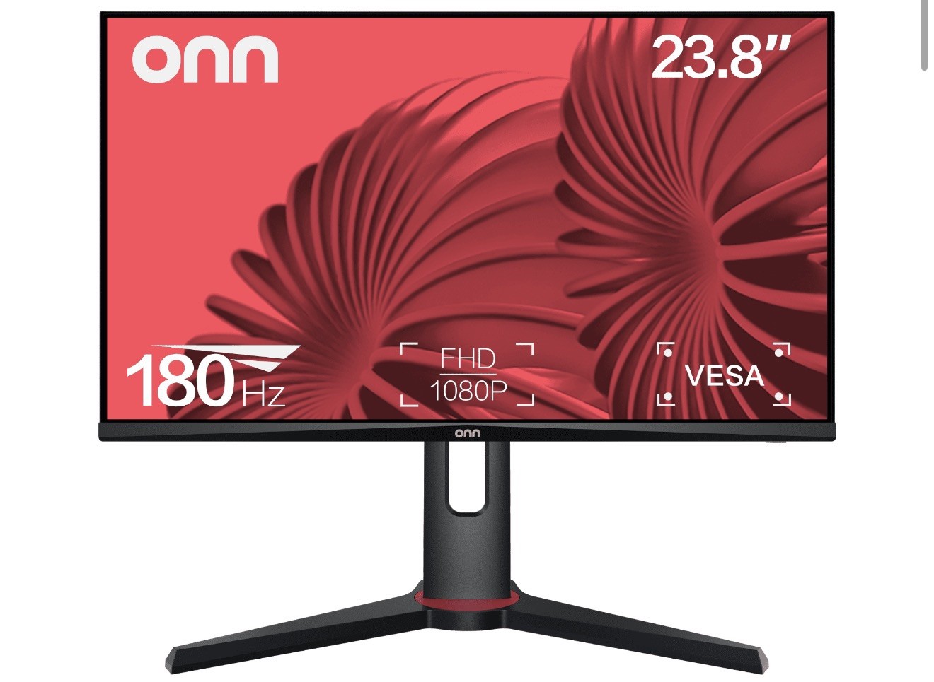 Onn. 24” FHD (1920 x 1080p) 165hz 1ms Adaptive sync Gaming Monitor ￼