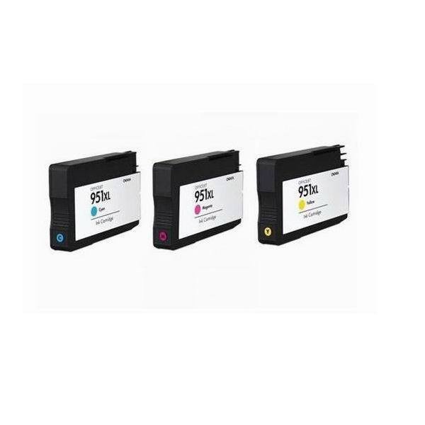 3 pk 951XL Ink Cartridges for HP officejet Pro 8600 Premium 8100 8600 8610