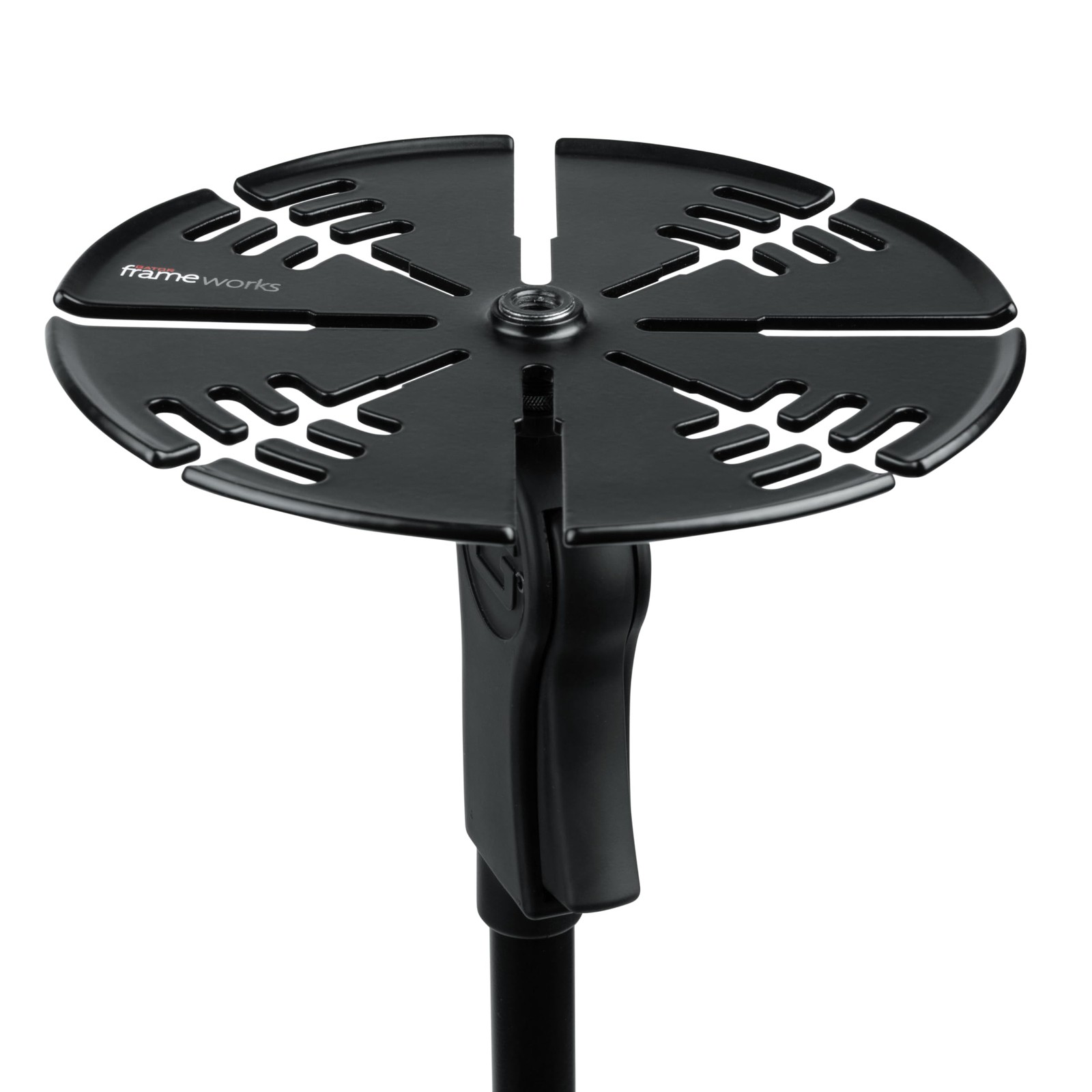 Cable Management Tray for Mic Stand Compact Organizer 32 Slots Rugged Steel