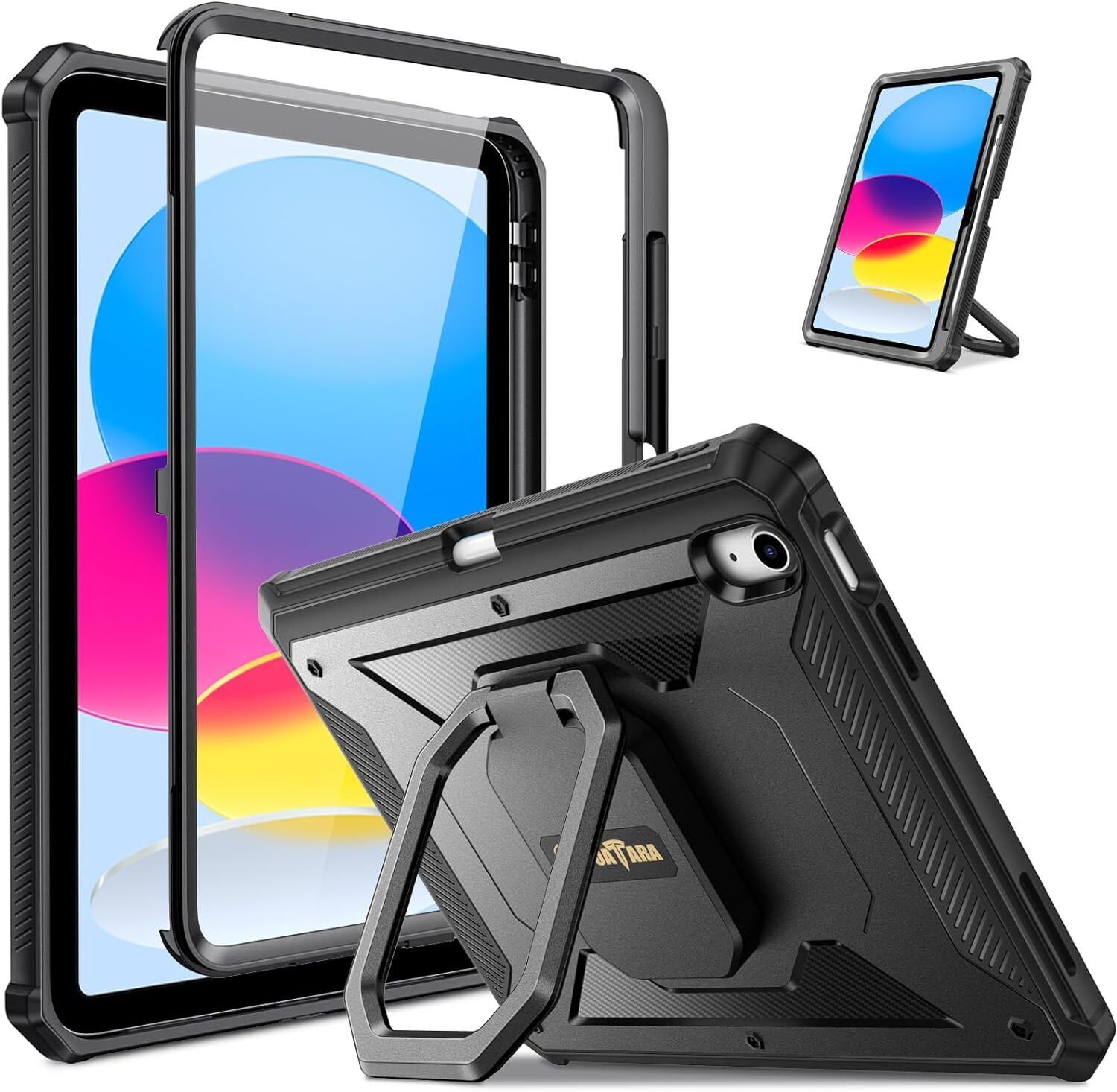 For New iPad 10th Gen 10.9 Inch 2022 Case Shockproof Rugged Cover 360 Rotating