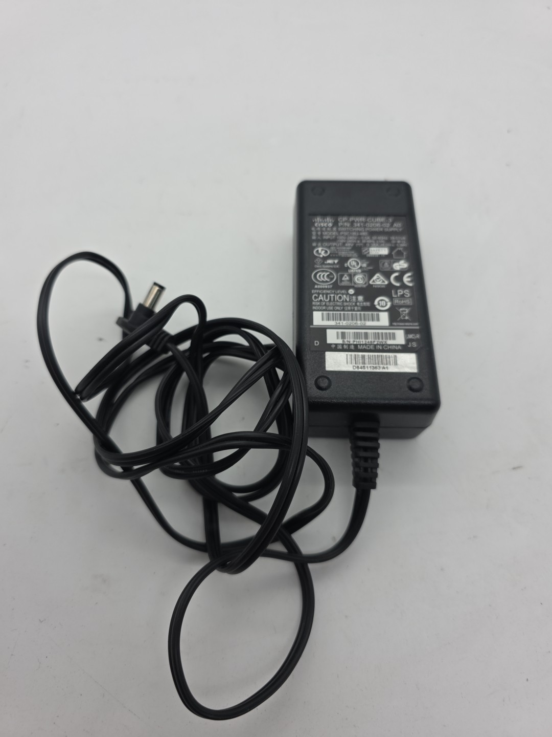 Genuine Cisco CP-PWR-CUBE-3 48V 0.38A 18W IP Power Supply Expansion Module