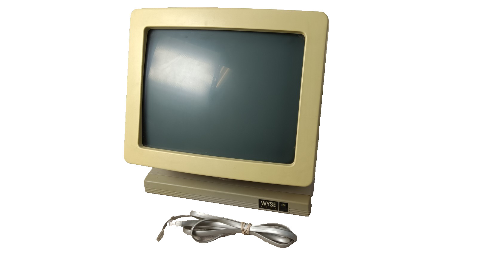 Wyse WY-50 Green Display Terminal ASCII 12.7” Computer Monitor With Modem Cable