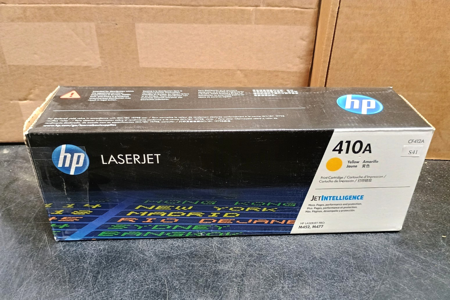 Genuine HP 410A Yellow LaserJet Toner Cartridge • CF412A • Never Used [41]