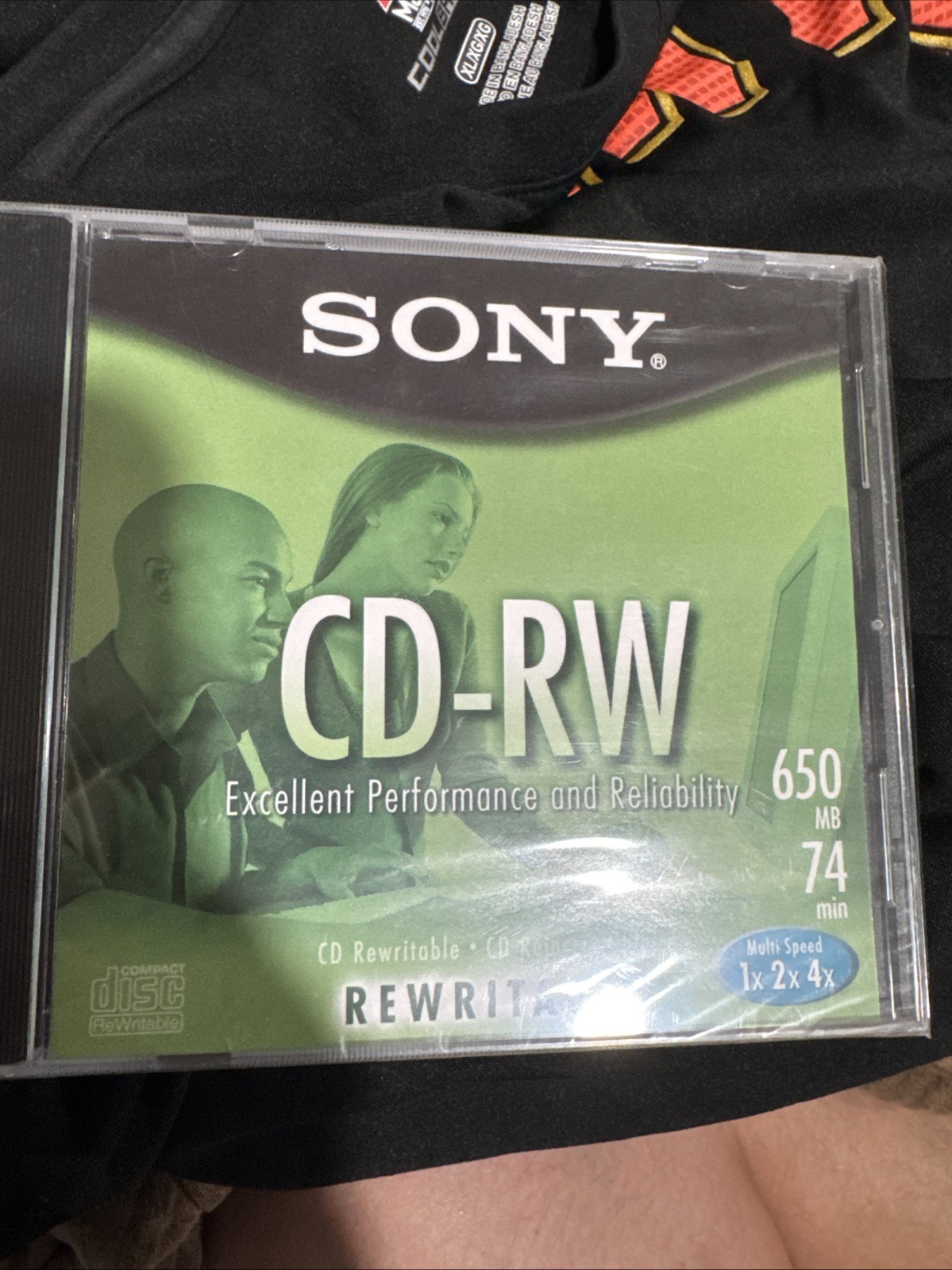 Sony CD-RW CD ReWritable for High Speed Drive 650 MB CD-RW650 Sealed Brand New