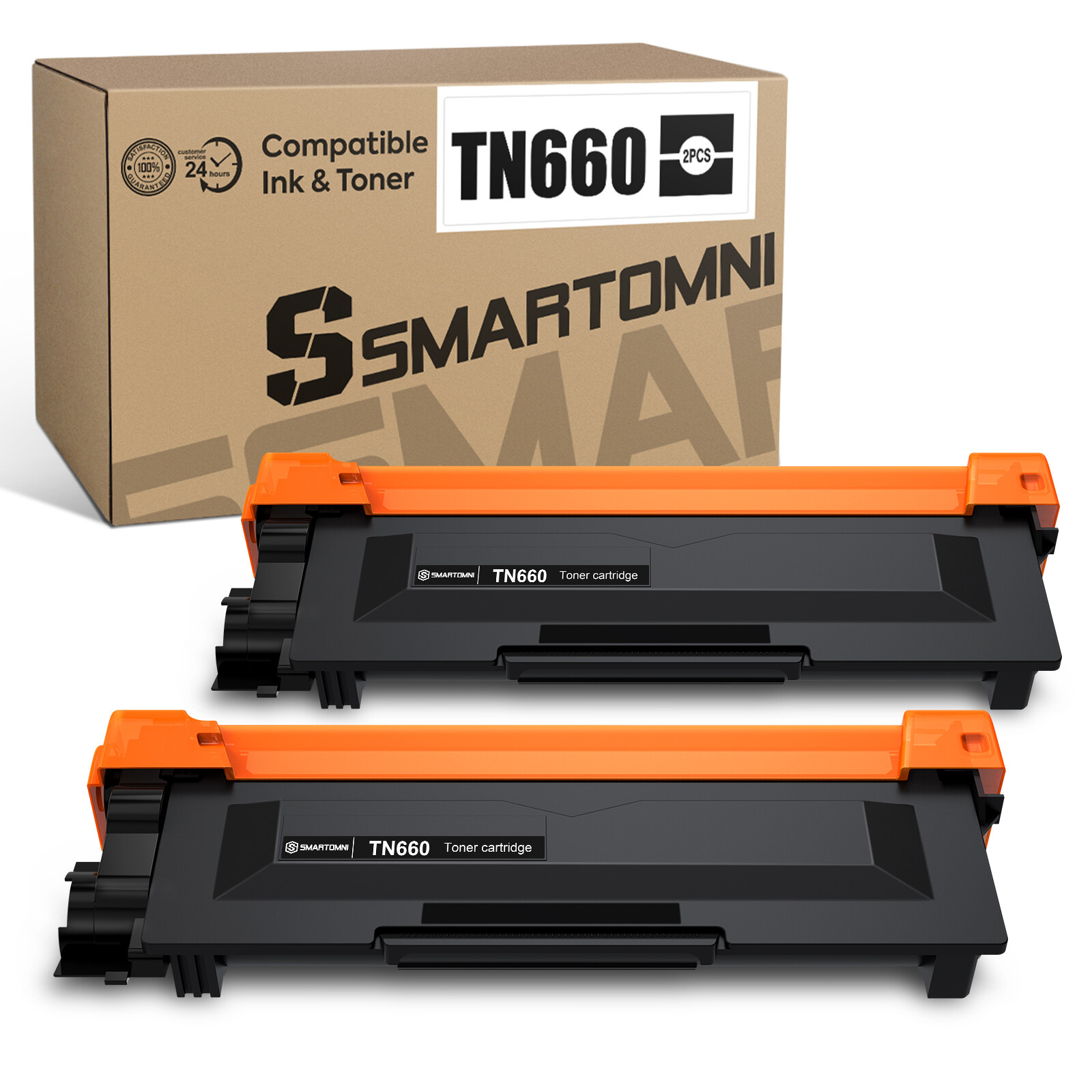 2PK TN630 TN660 Toner Cartridge For Brother MFC-L2700DW HL-L2300D  DCP-L2540DW