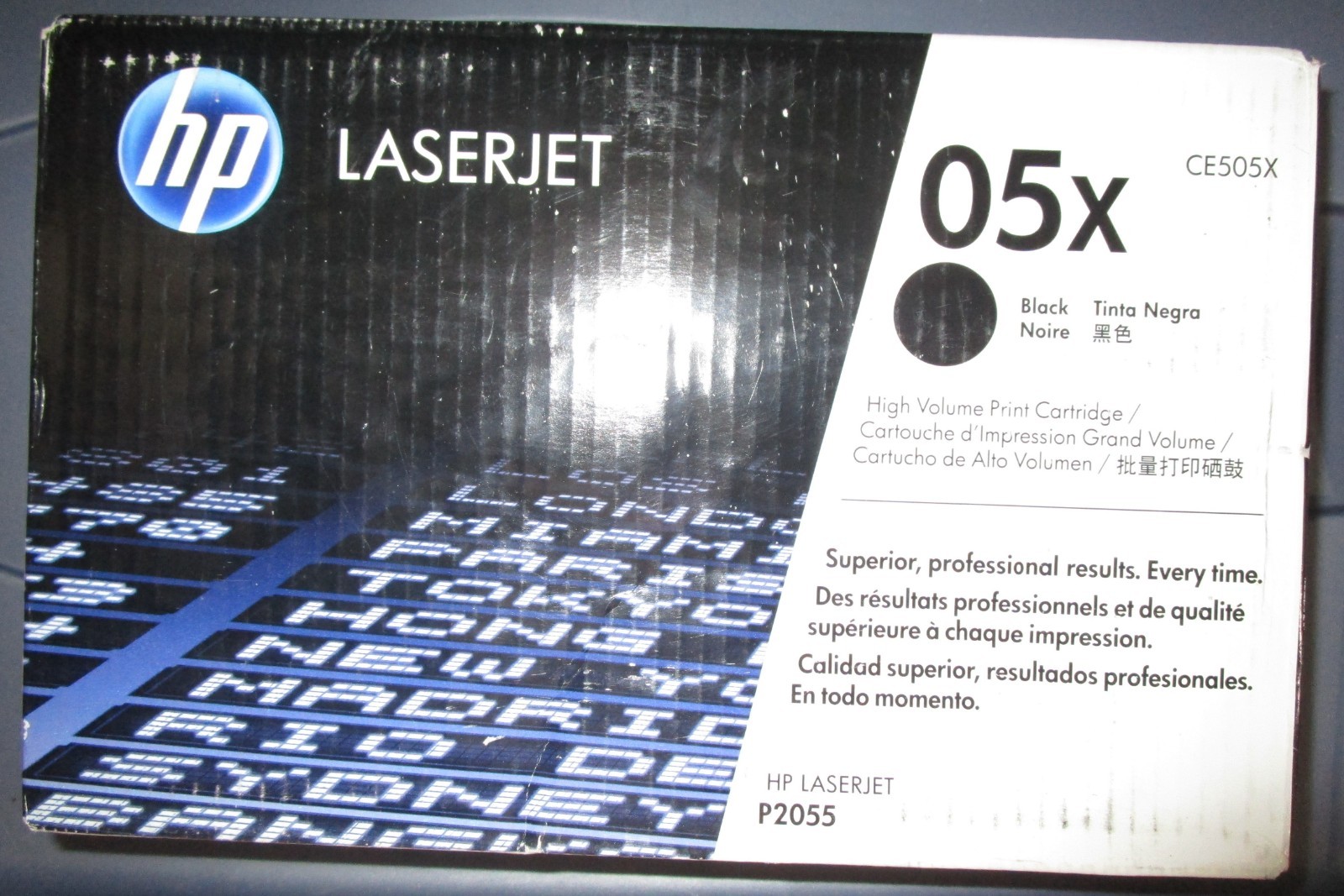 NEW HP 05X CE505X BLACK Genuine Toner LaserJet High Yield Cartridge NIB Sealed