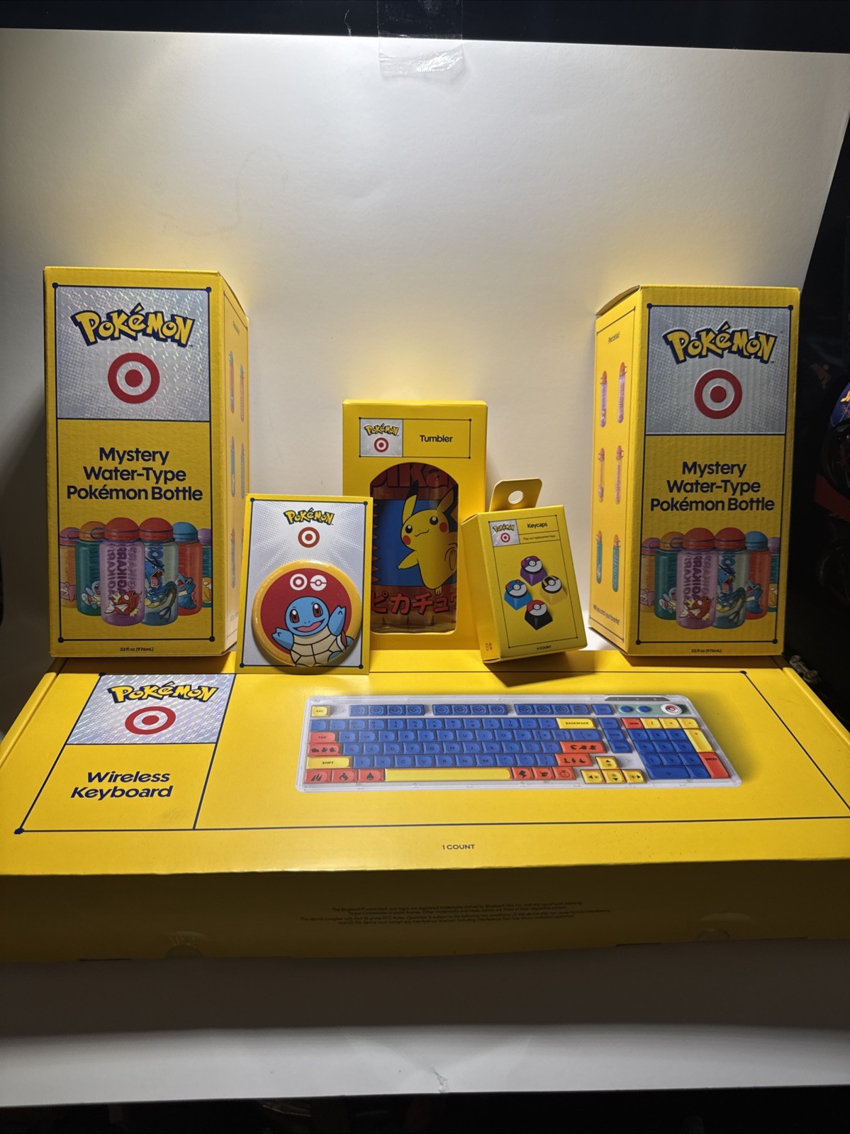 Pokémon x Target - Wireless Keyboard 30th Anniversary W Key Caps Bundle Sealed