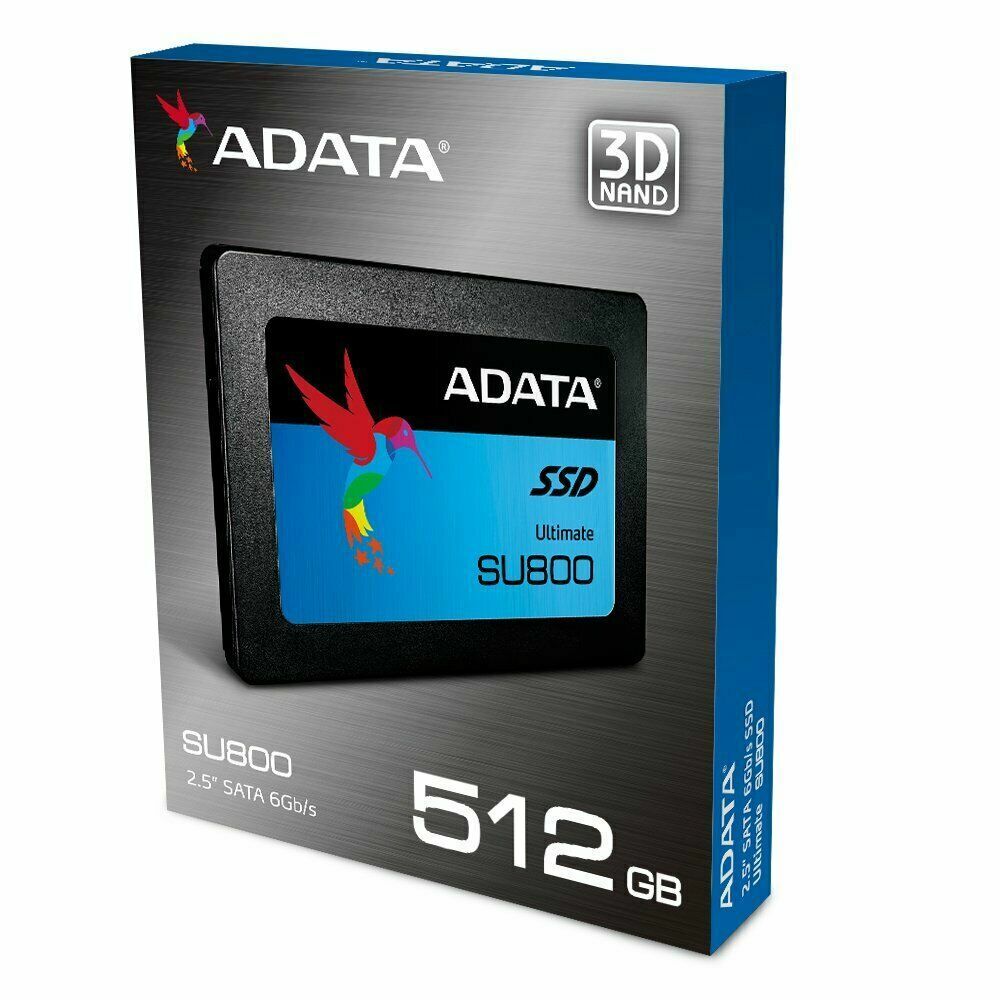 ADATA Ultimate SU800 512GB 3D NAND SATA3 6Gb/s ASU800SS-512GT-C 2.5-inch SSD