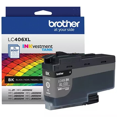 GENUINE Brother LC406XL Black Ink for MFC-J4335DW MFC-J4335DW XL MFC-J4345DW XL