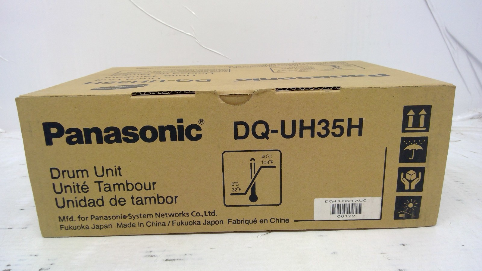 Genuine Panasonic DP-190 Black Drum Unit DQ-UH35H DQUH35H
