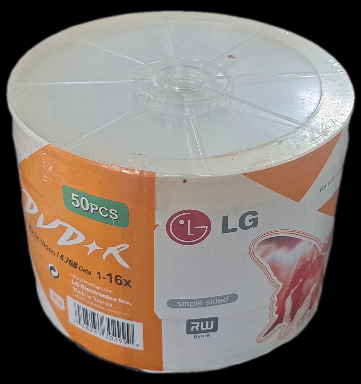 LG DVD+R 50 Discs (120min Video or 4.7GB Data Each Disc) SEALED PKG