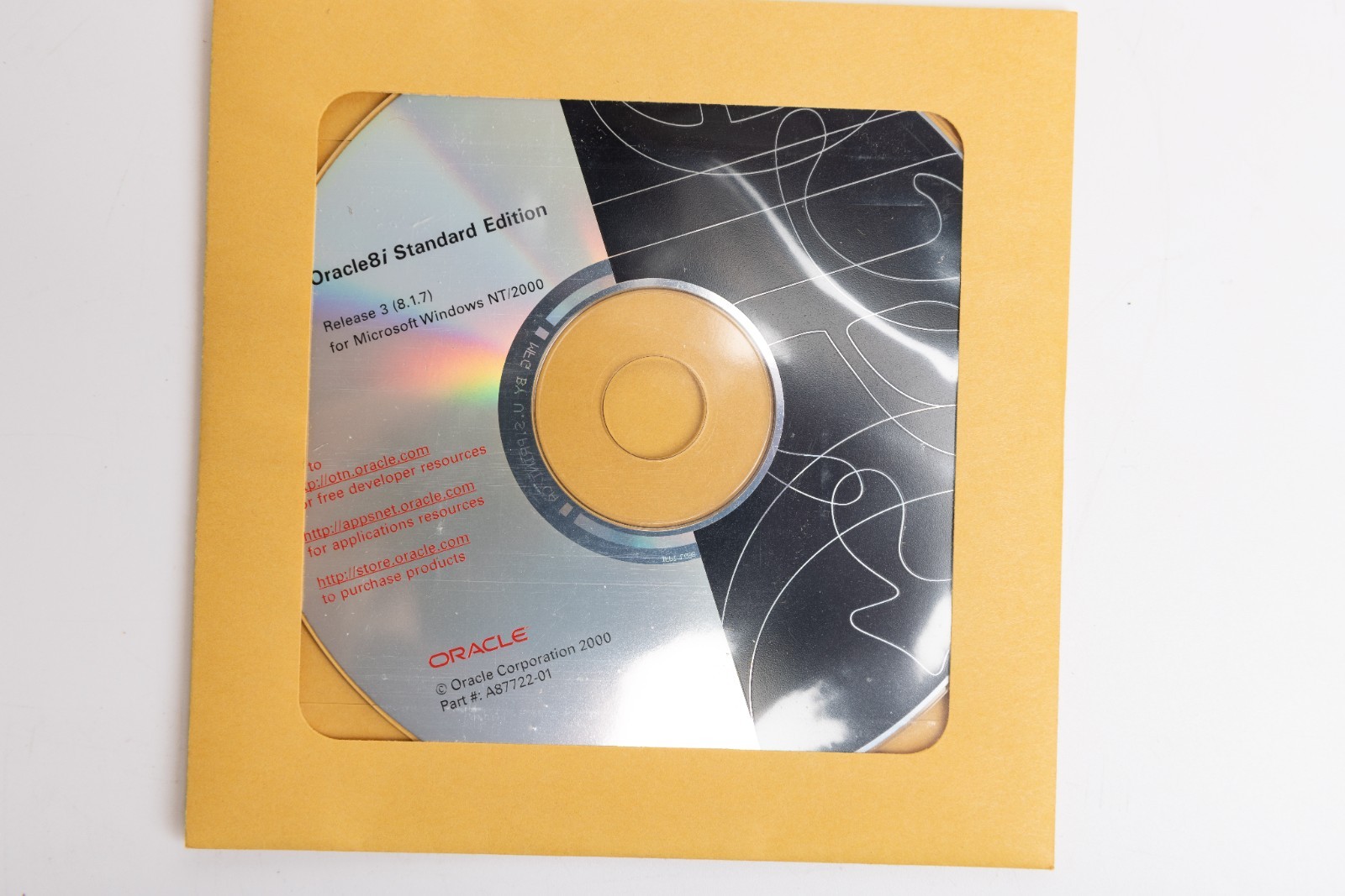 Vintage Oracle 8i Standard Edition Release 3 Windows NT/2000