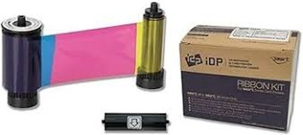 IDP 659366 YMCKO Color Ribbon Kit - 250 Prints - Smart 31 Smart 51 , NEW