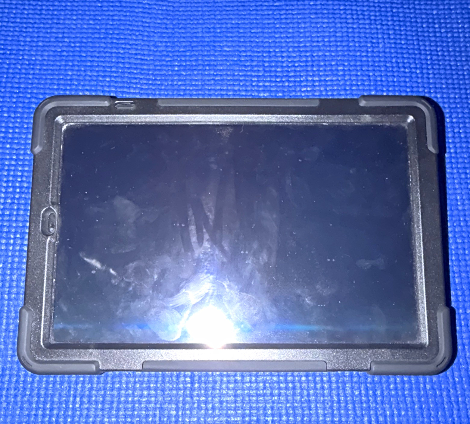 Samsung Galaxy 5s Tablet plus rugged Black Silicone/Gel/Rubber Stand Hand Strap