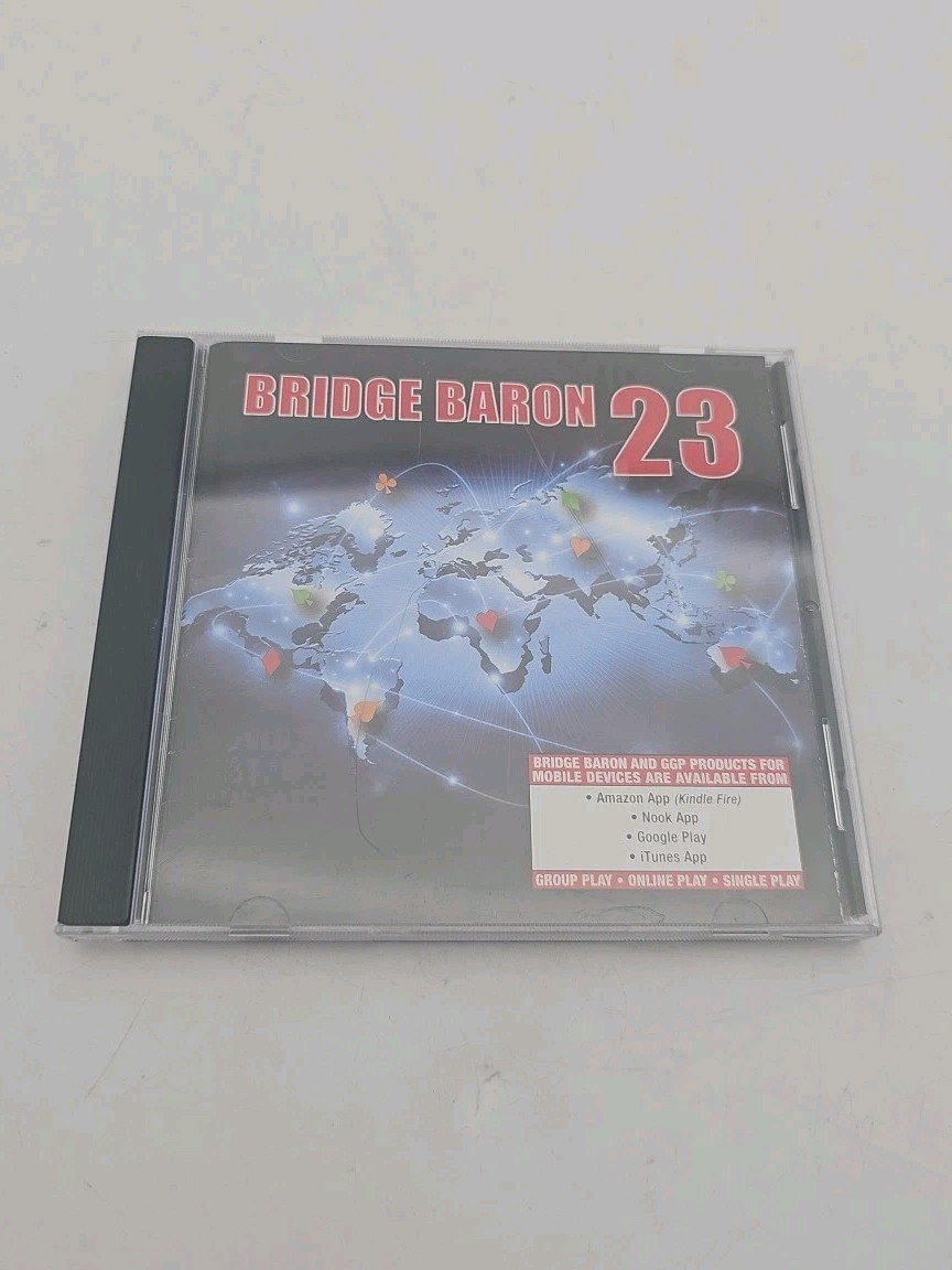Bridge Baron 23 PC Mac CD-ROM Game Great Game Products Rare Hard To Find 