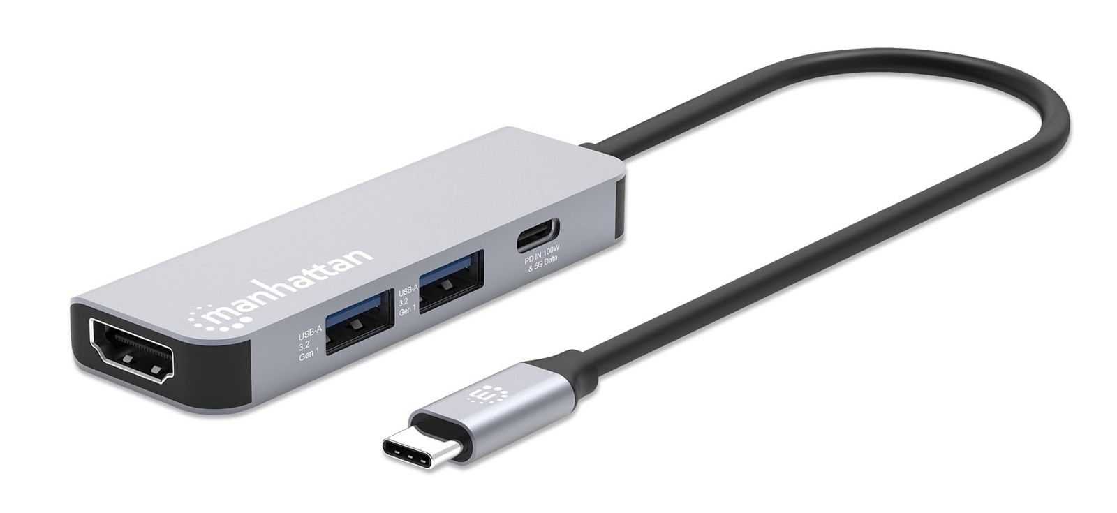 Manhattan Products 190428 4-in-1 USB-C PD HDMI 4K Dock