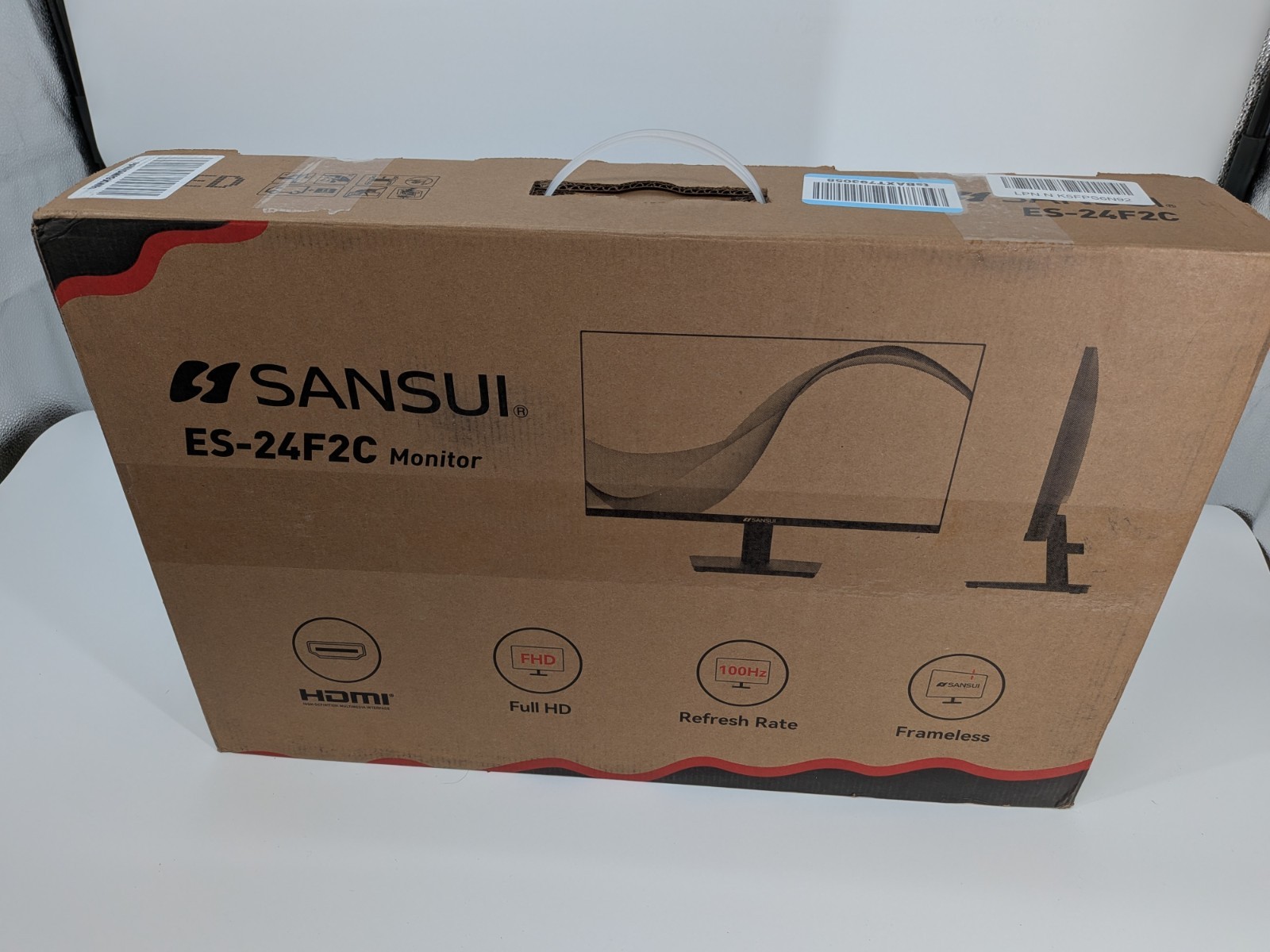 Sansui 24" 100Hz Full HD Monitor - Slim Design - ES-24F2C