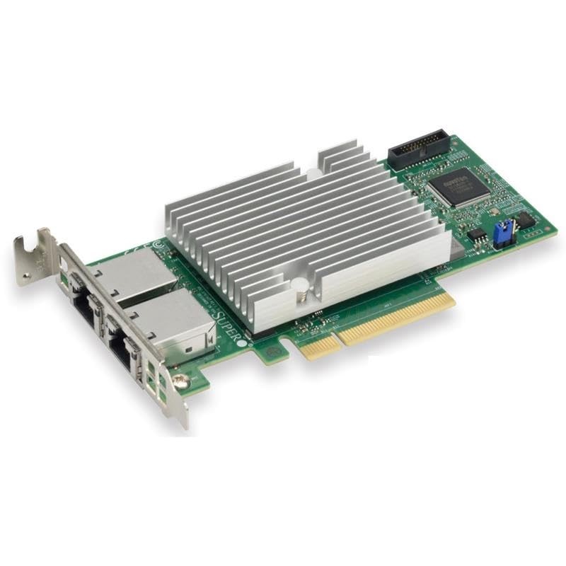 Supermicro AOC-STG-B2T Standard LP 2-Port 10Gbase-T  Broadcom 57416 HF RoHS
