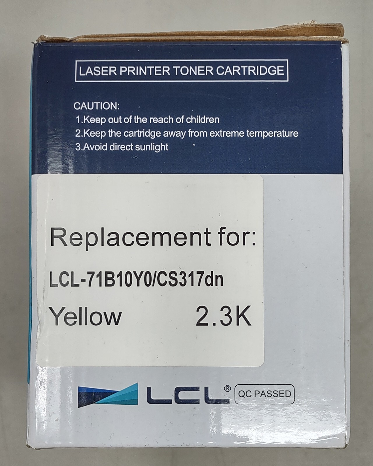 LCL-71B10Y0/CS317dn Replacement Yellow Laser Printer Cartridge