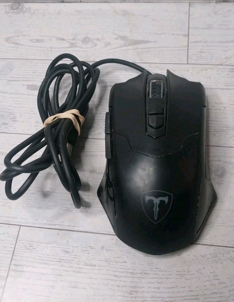 Pictek T7 Wired Gaming Mouse Black RGB Chroma Backlit Programmable Buttons