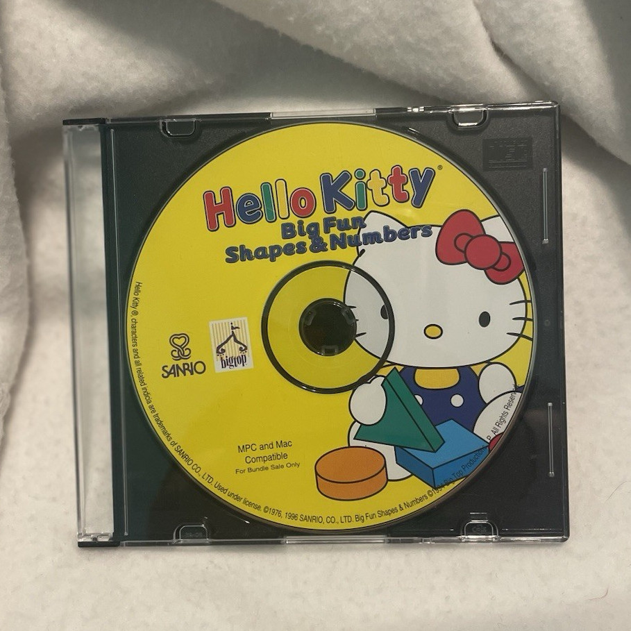 Sanrio Hello Kitty Big Fun Shapes & Numbers Early Learning CD, PC/Mac