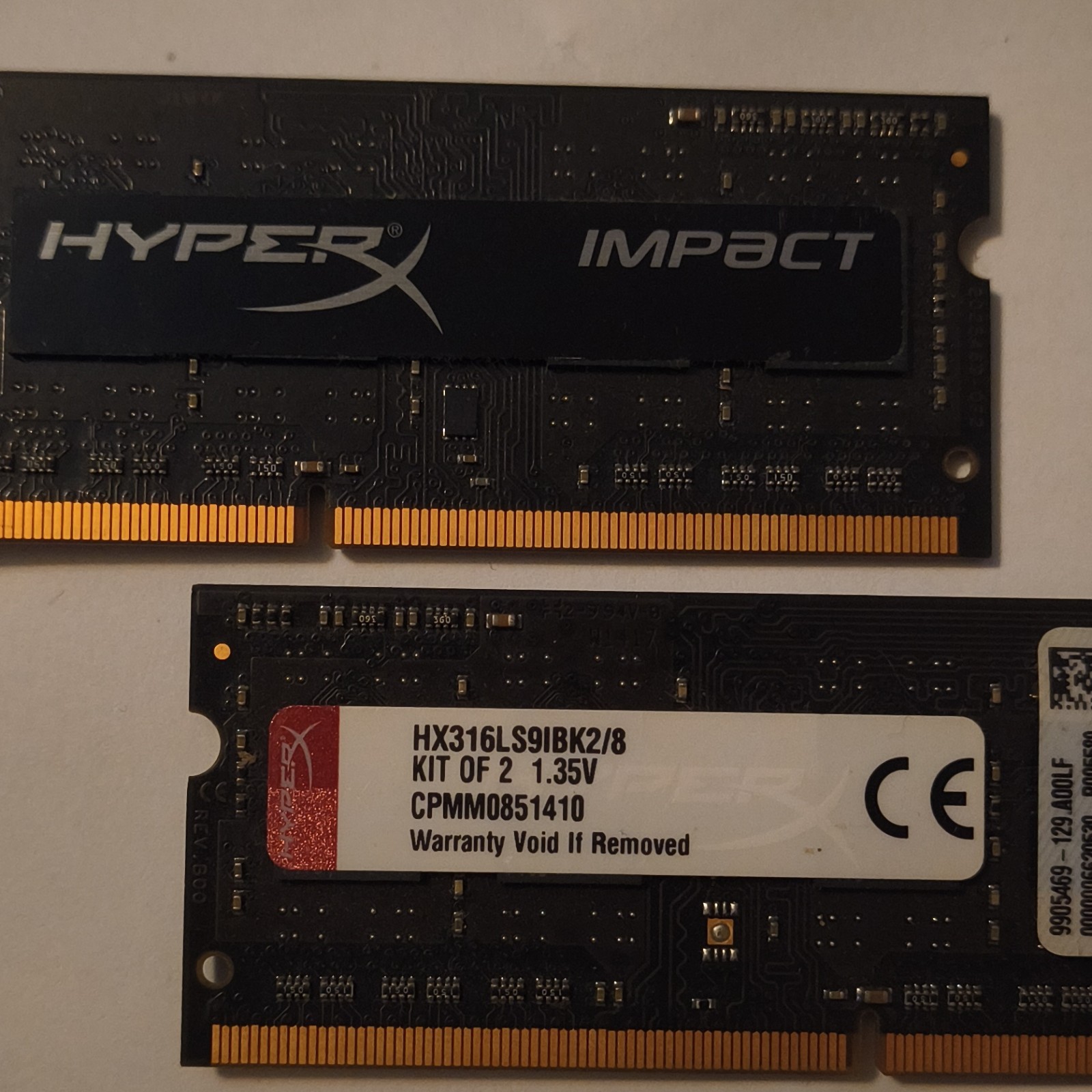 HyperX Impact 8GB (2x4GB) DDR3L-1600 SO-DIMM 204-Pin HX316LS9IBK2/8