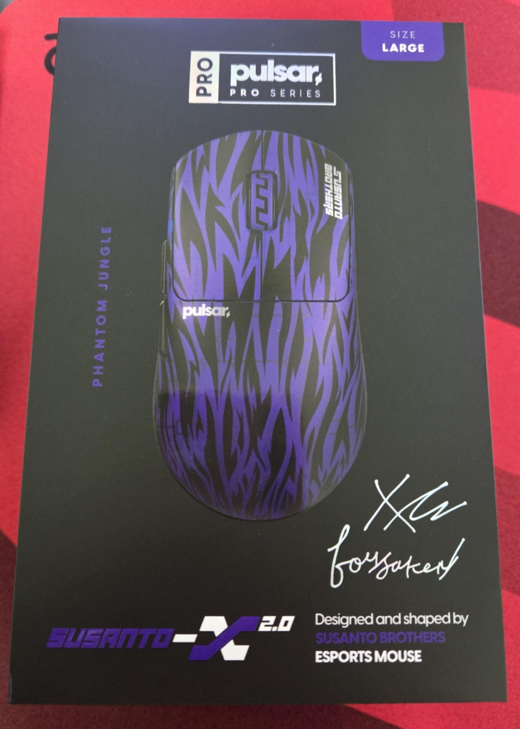 Pulsar Pro Series Susanto-X2 Wireless Gaming Mouse Large  PRSSSTX234 Brand New