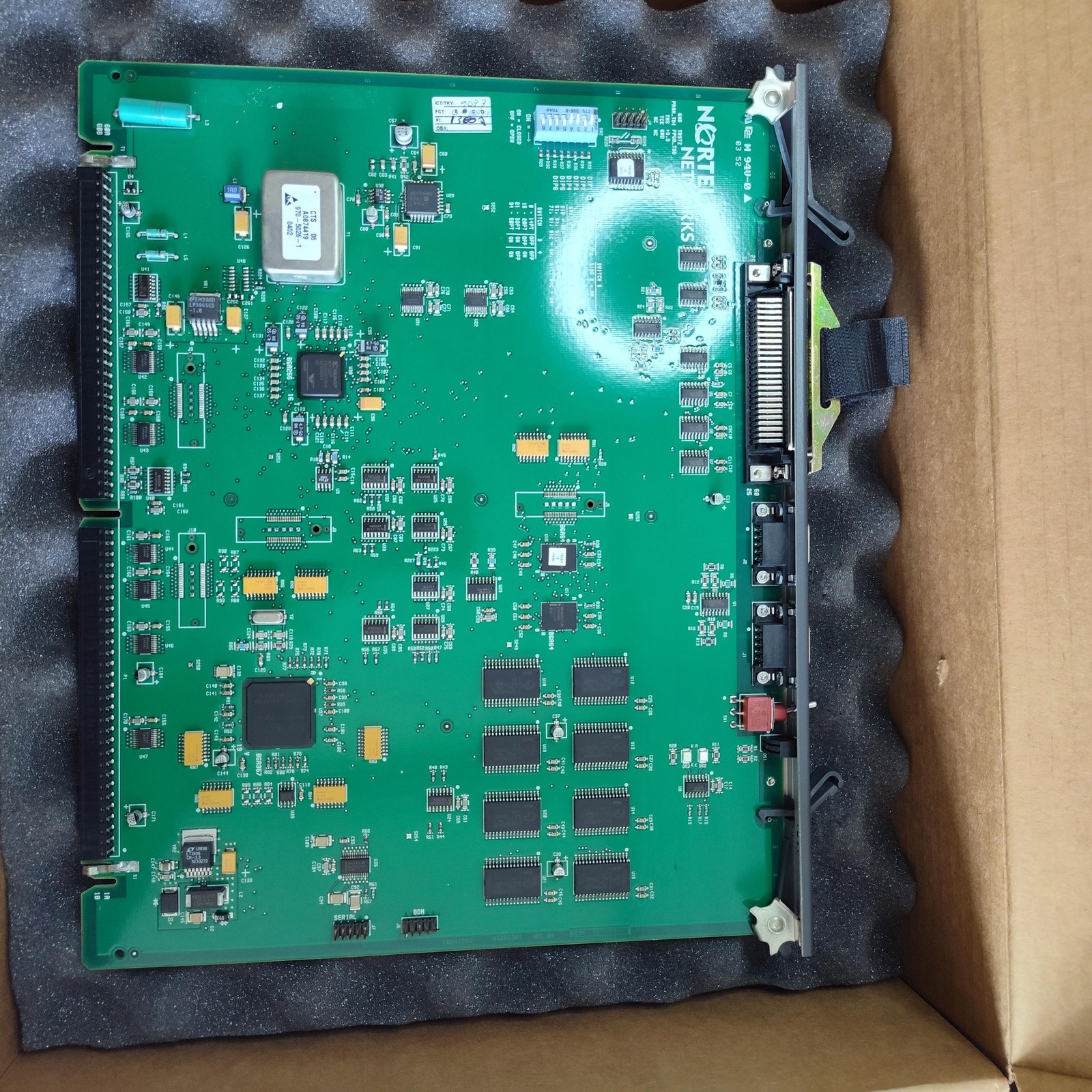 Nortel Networks NTRB53AA CLKC Global Large System Clock Controller Board MPCH5DD