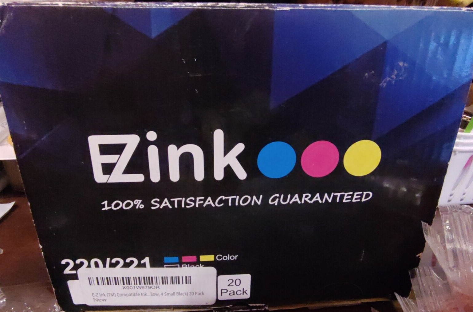 EZ Ink 220/221 Ink Cartridges 12- for Canon 220/221 Black, Yellow, Magenta, Cyan