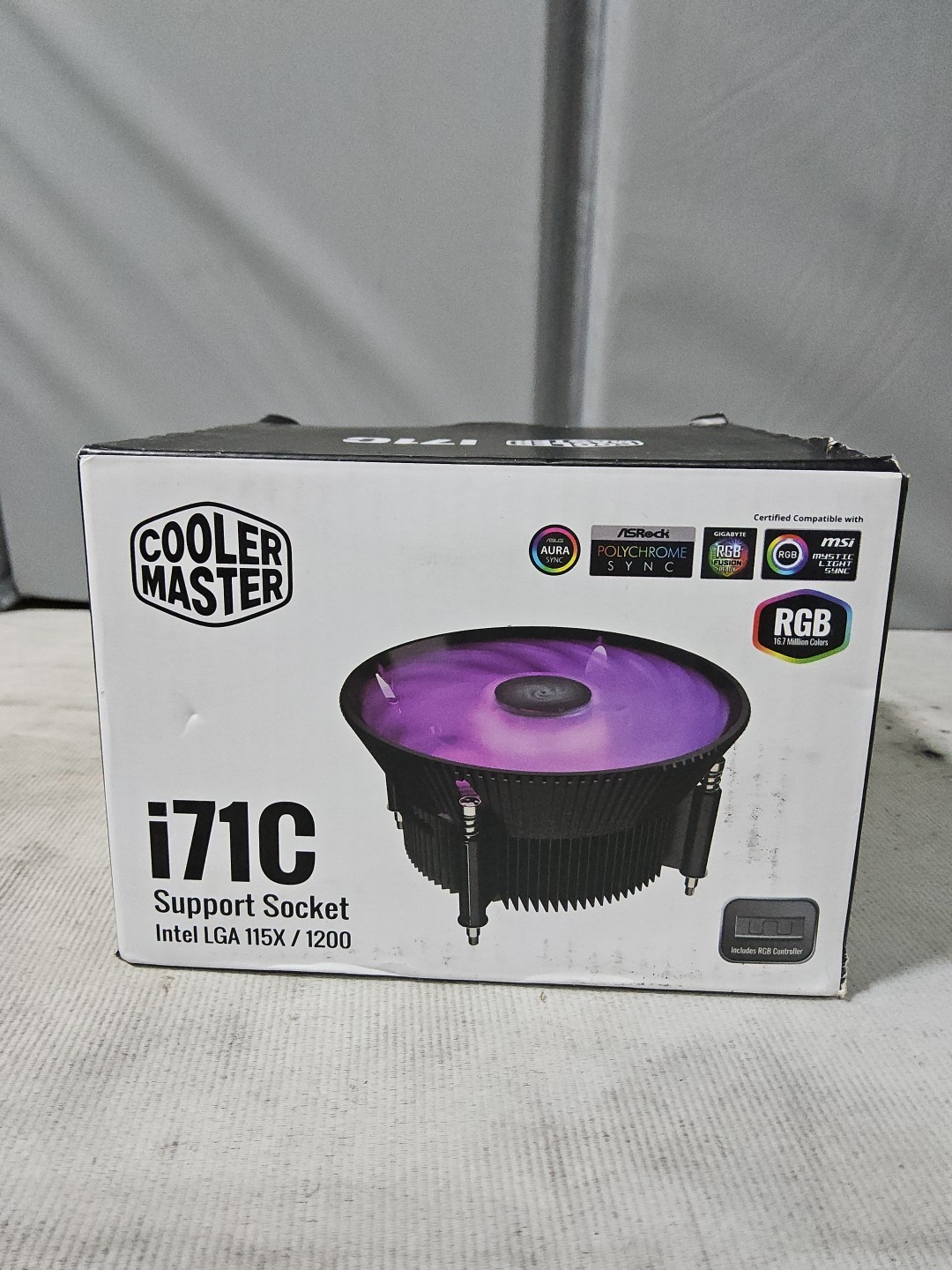 +NEW Cool Master i71C Support Socket Intel LGA 115X / 1200 RGB Aluminum/Copper