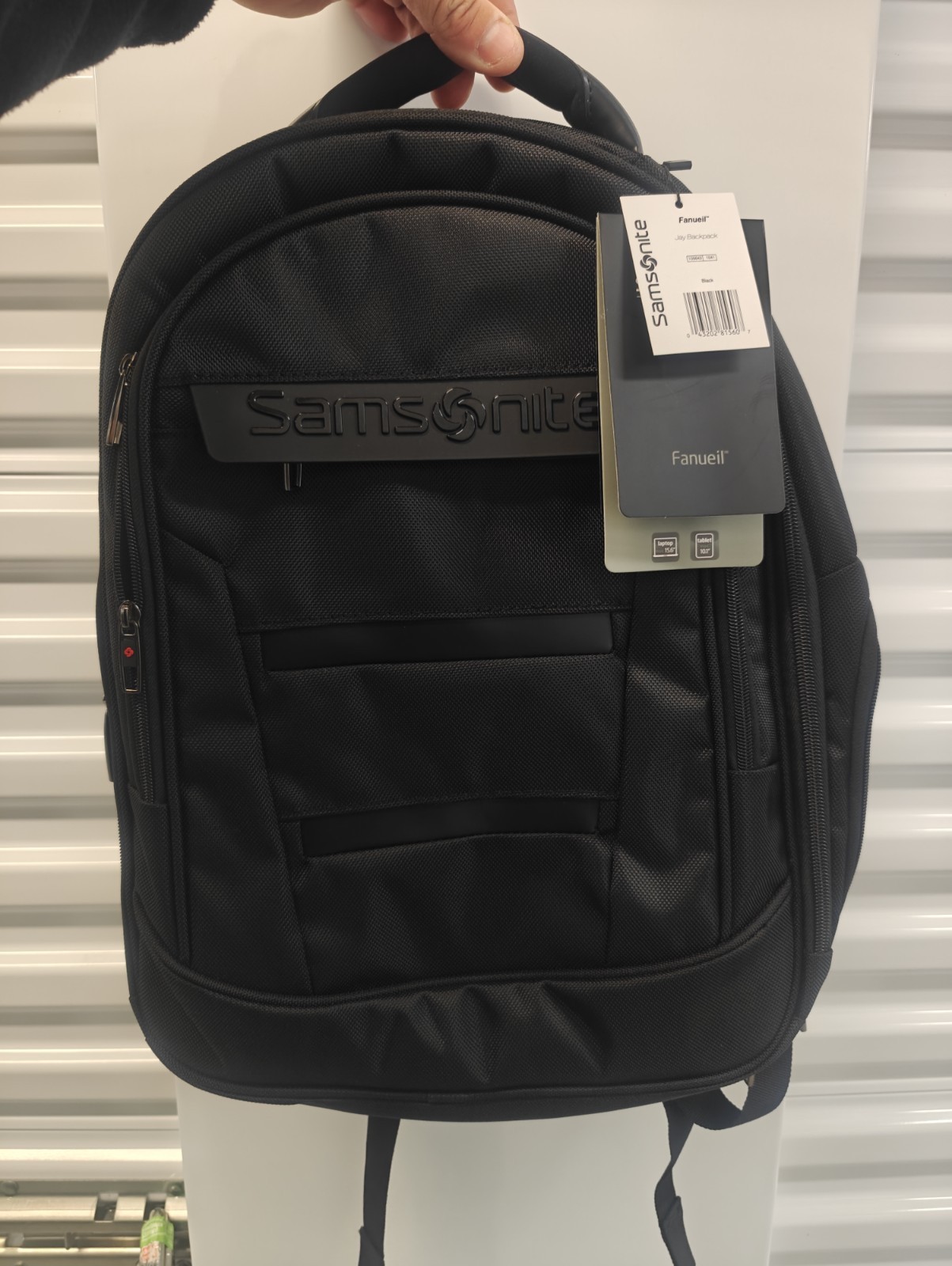 Samsonite Business Fanueil Laptop Quincy 15'6 Laptop 10' Backpack Black