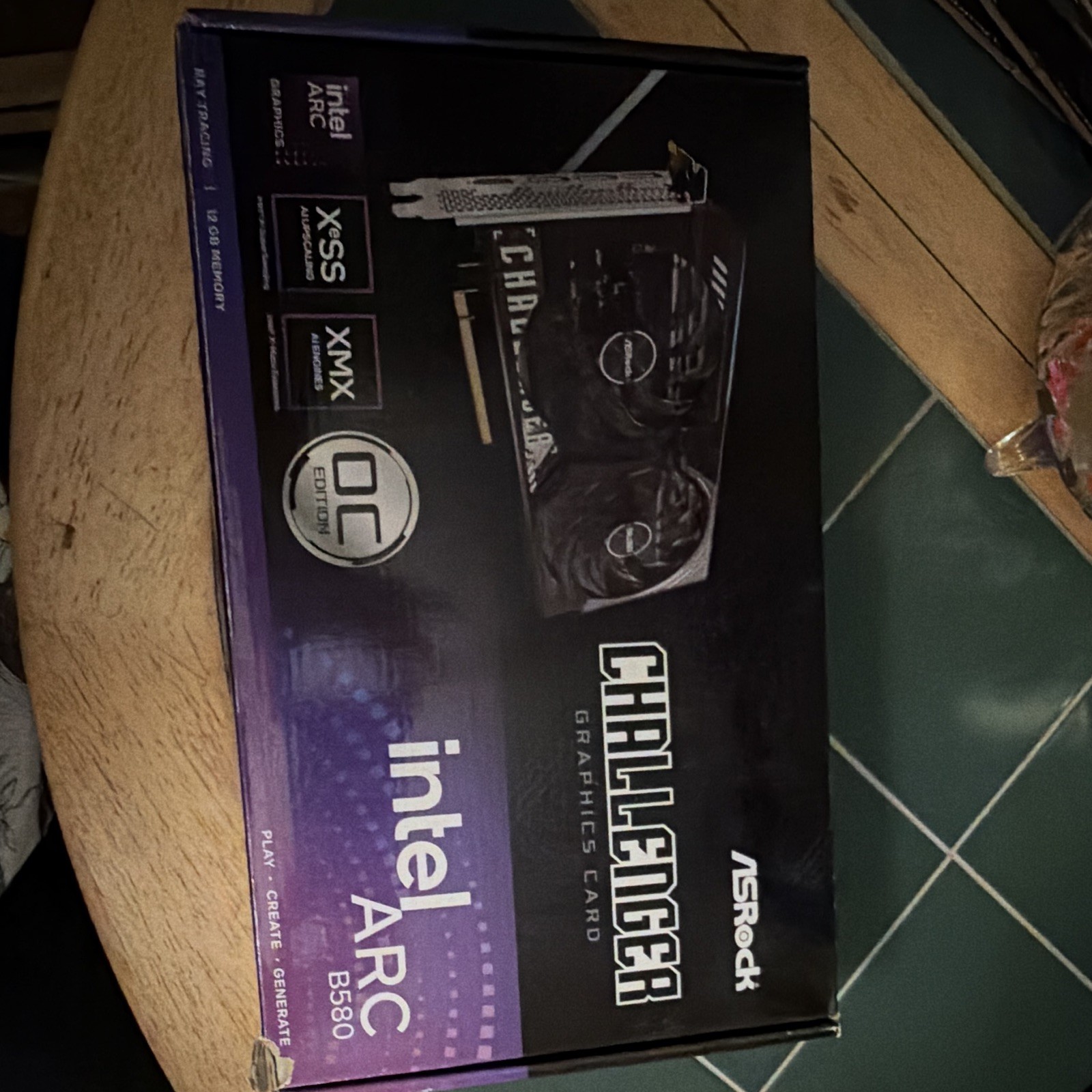 ASRock Challenger OC Intel Arc A580 12GB GDDR6 PCIe x16 HDMI/DP DX12U