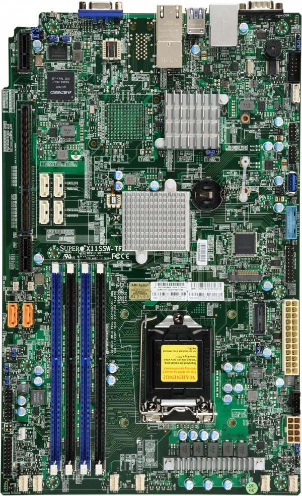 Supermicro X11SSW-F Single Xeon E3 1200v5/v6 Motherboard (£255 0% VAT)