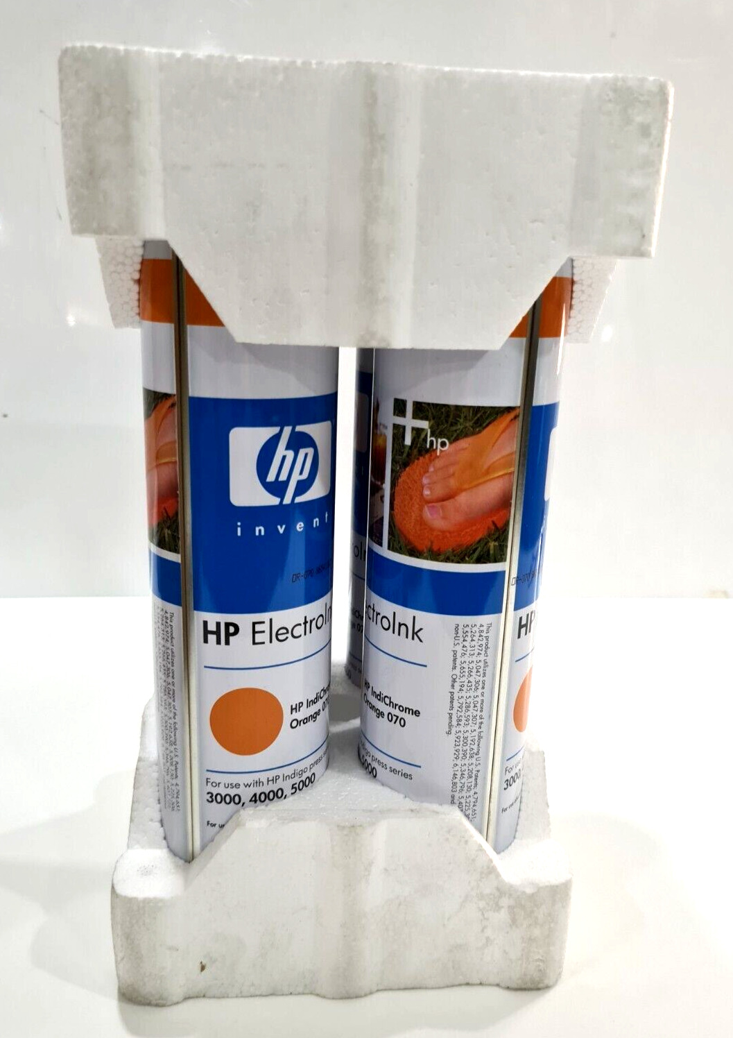 4pcs.HP Indigo ELECTROINK Indichrome Q4003A Orange 070 for Press 3000 4000 5000