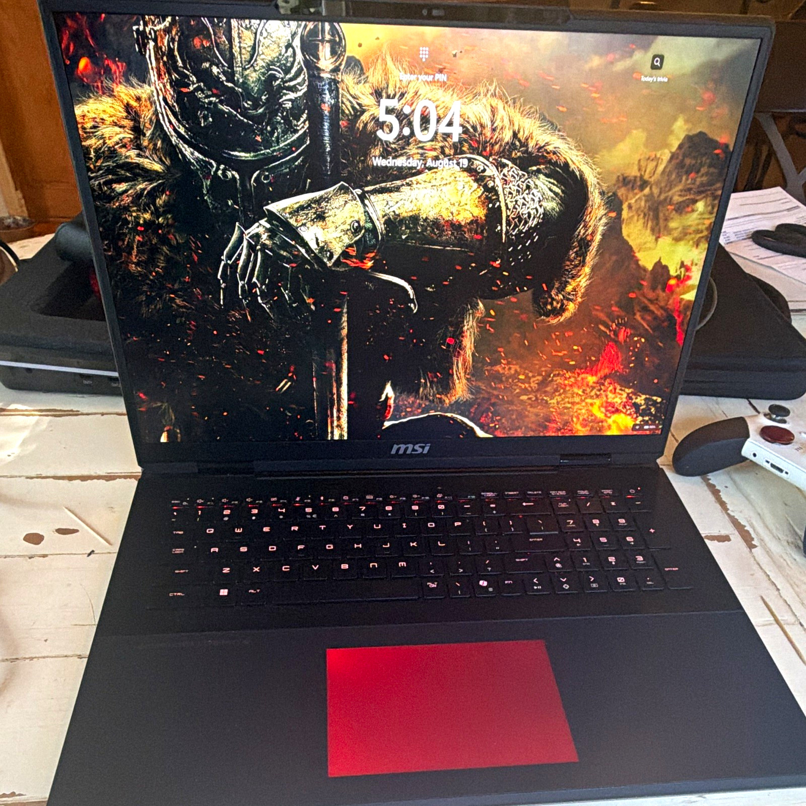 MSI Titan 18in Gaming Laptop i9-14900HX RTX 4090 128GB RAM 4TB Black