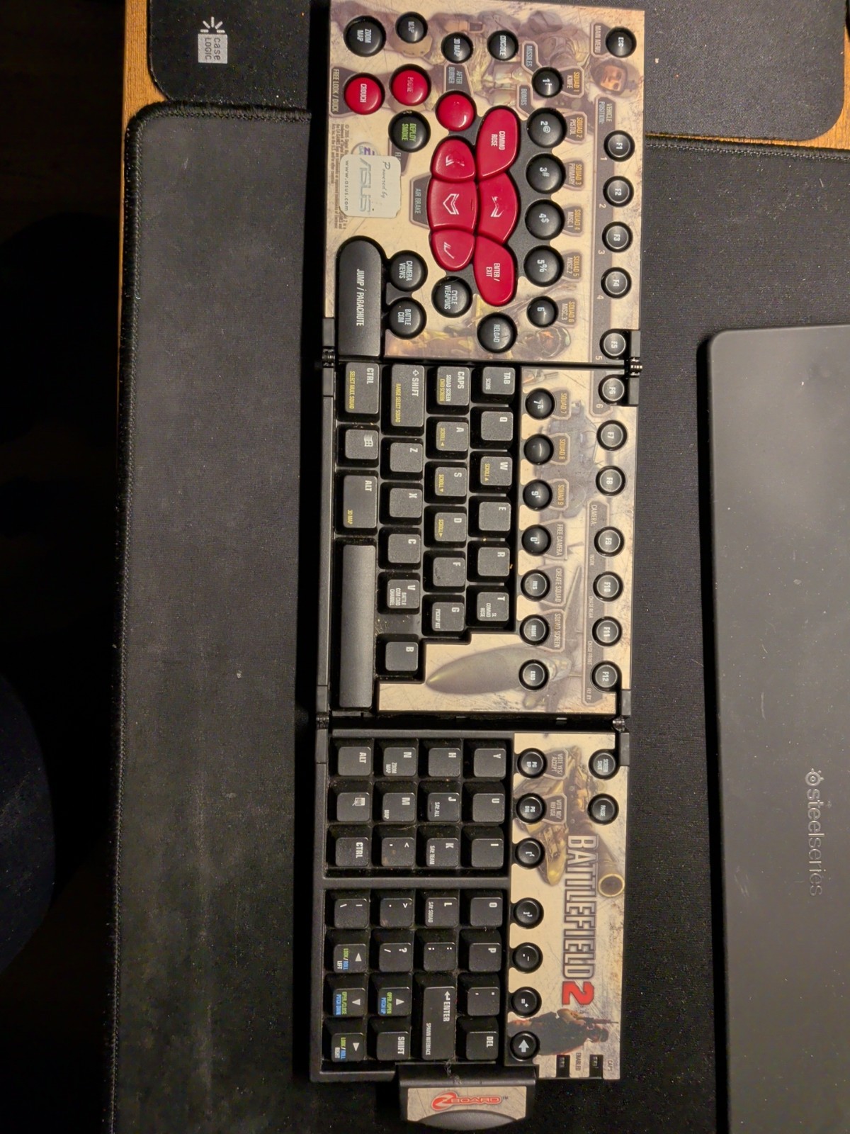 ZBoard Battlefield 2 Collapsible Keyboard Only Z Board Gaming Limited Edition 