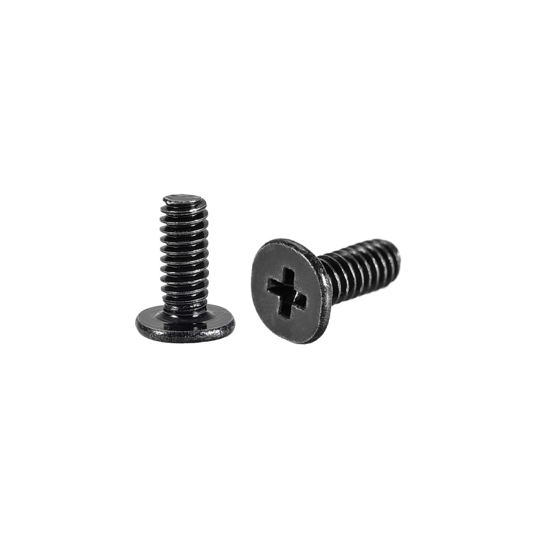 M2 x 5mm Laptop Notebook Computer Screws Phillips Head Screw Black 100pcs