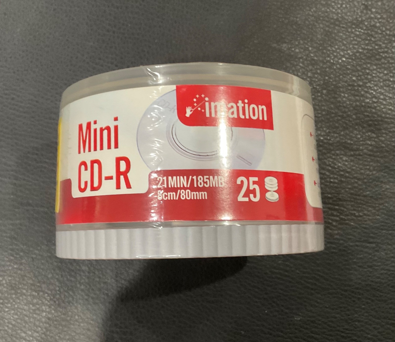 New sealed retail pack.  25 Imation MINI CD-R 