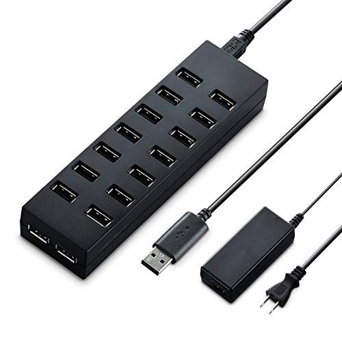 Elecom USB Hub 16 ports U2H-Z16SBK blackNEW