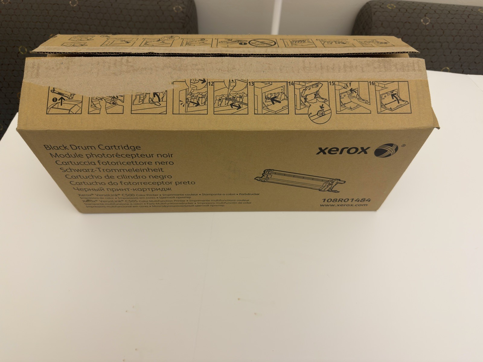 Xerox 108R01484 Black Drum Cartridge, Xerox VersaLink C505 Genuine OEM Original