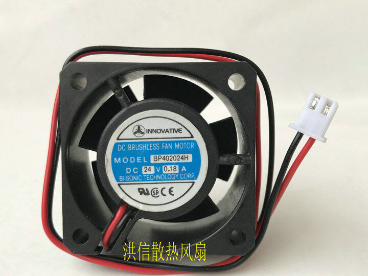 Original BI-Sonic BP402024H  2 Wires Inverter Fan Cooler Fan 24V 0.18A 