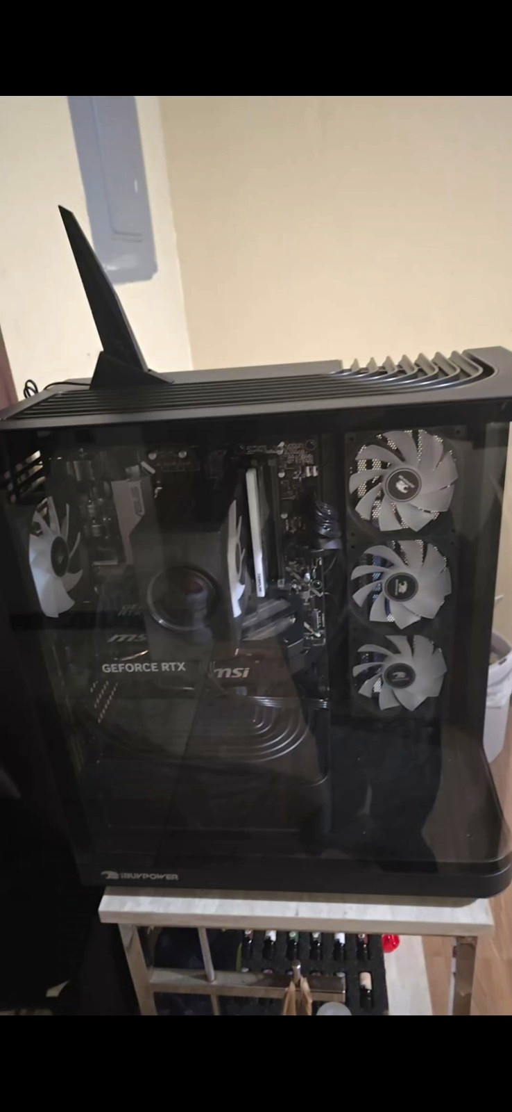 iBUYPOWER Gaming Desktop Tower PC Black NVIDIA GeForce RTX RGB Lighting