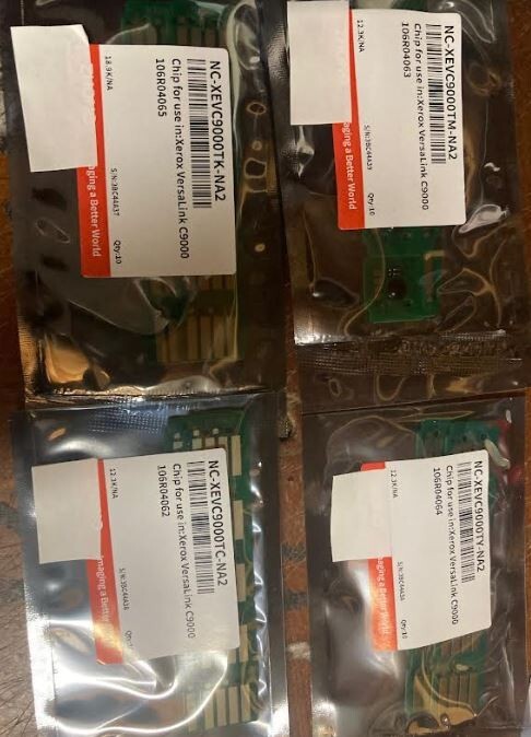 4 x Toner Chip for Xerox VersaLink C9000 106R04062 106R04063 106R04064 106R04065