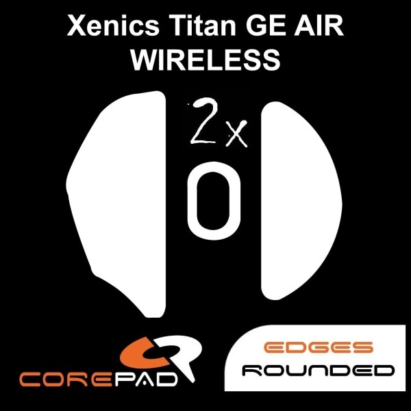 Corepad Skatez Xenics titanium GE AIR mouse feet mouse glider Hyperglide PTFE Teflon