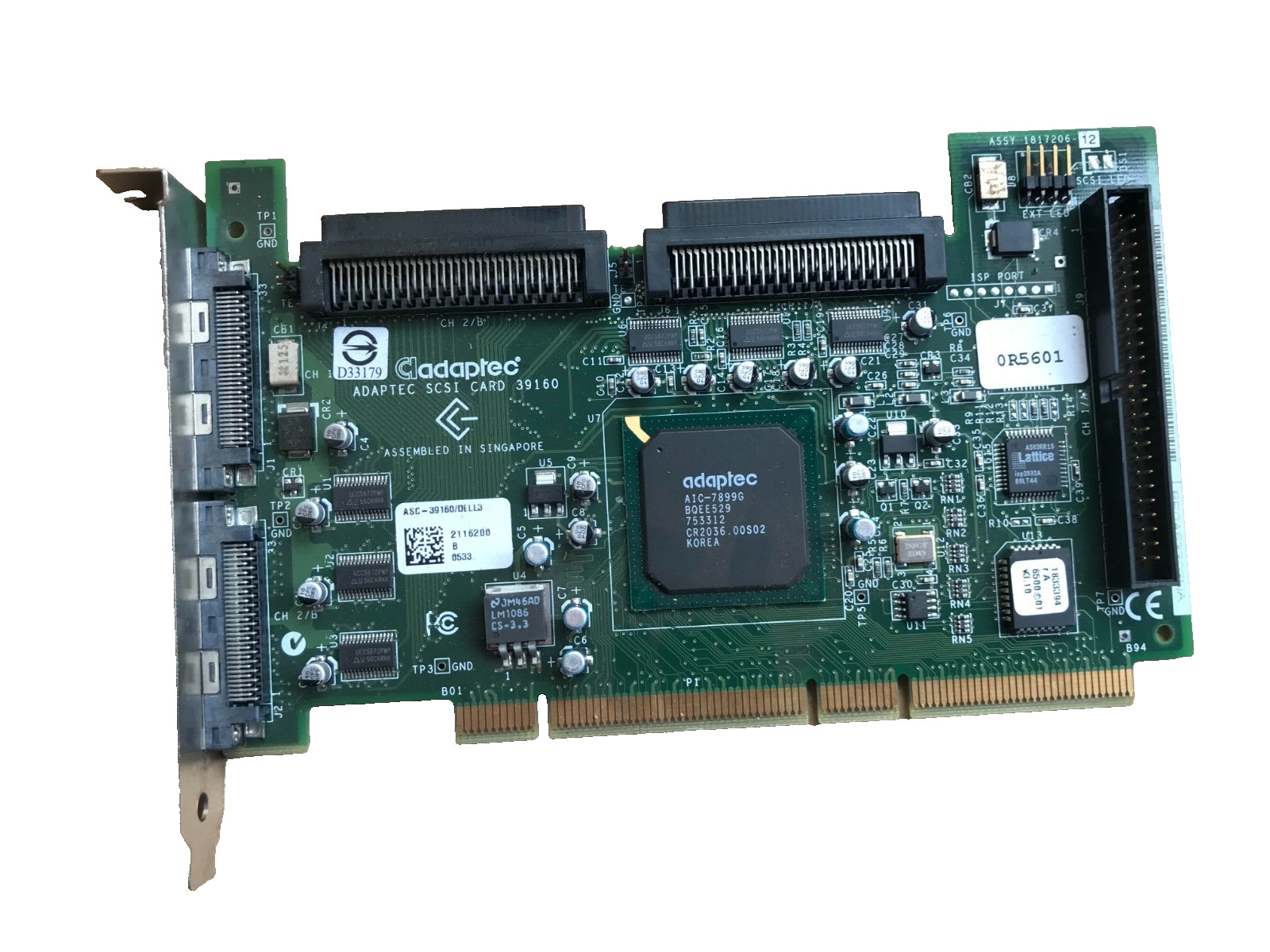 Adaptec 39160 Dual Channel Ultra 160 SCSI Adapter Card